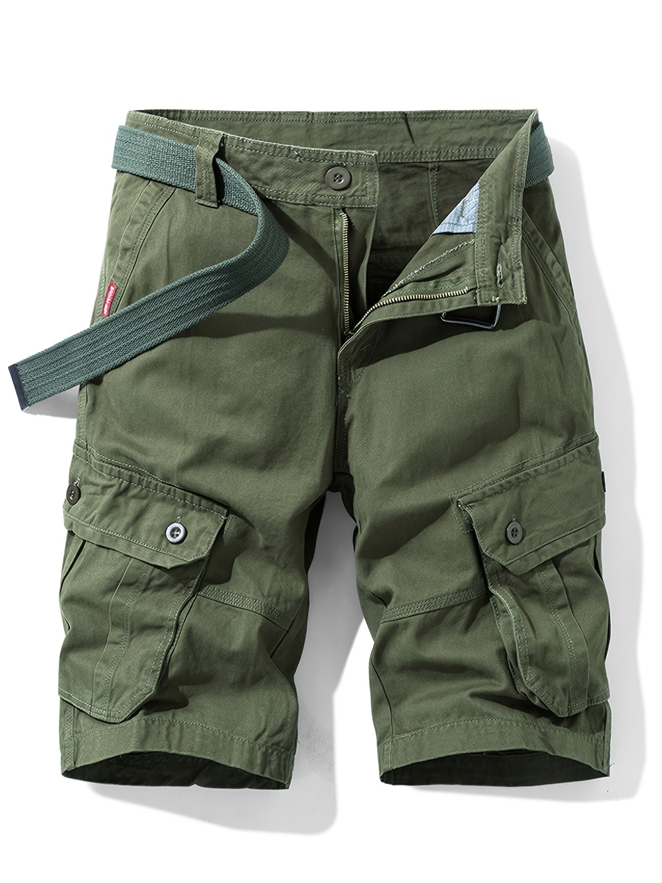 Relaxed model herenshort met knoopzakken - comfortabel, functioneel en stijlvol