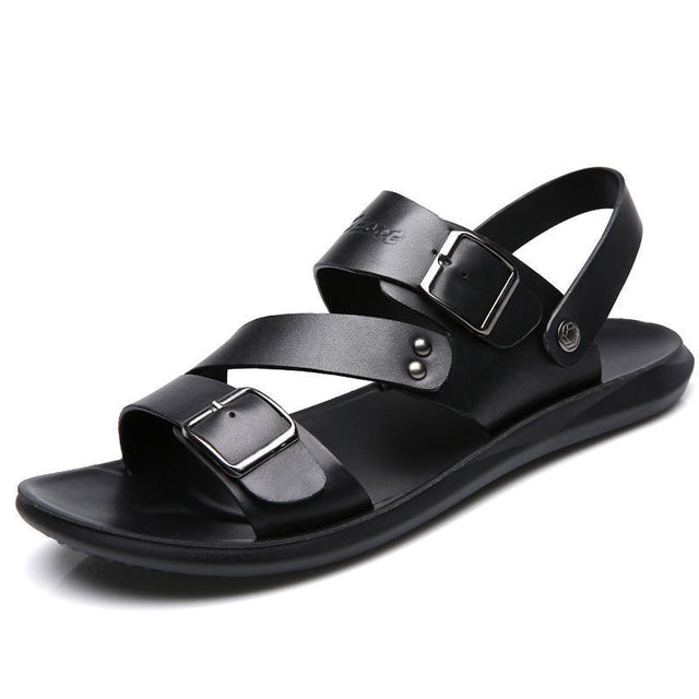 Ontspannen leren strandsandalen – stijlvol, comfortabel en ademend