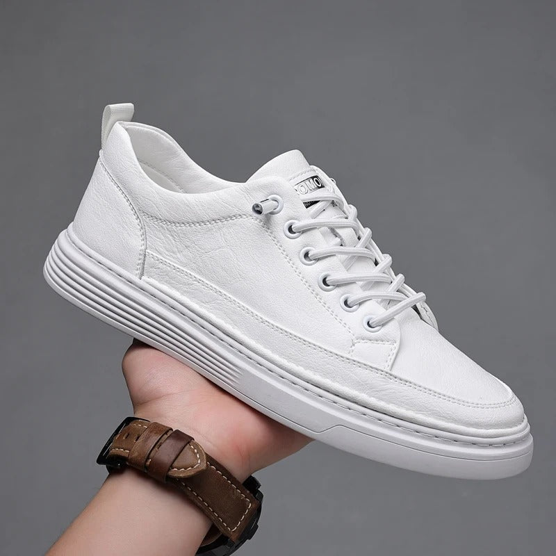 Echt leren herenschoenen, ideaal voor de herfst en winter, leer van hoge kwaliteit met een comfortabele zool en antislipzool.