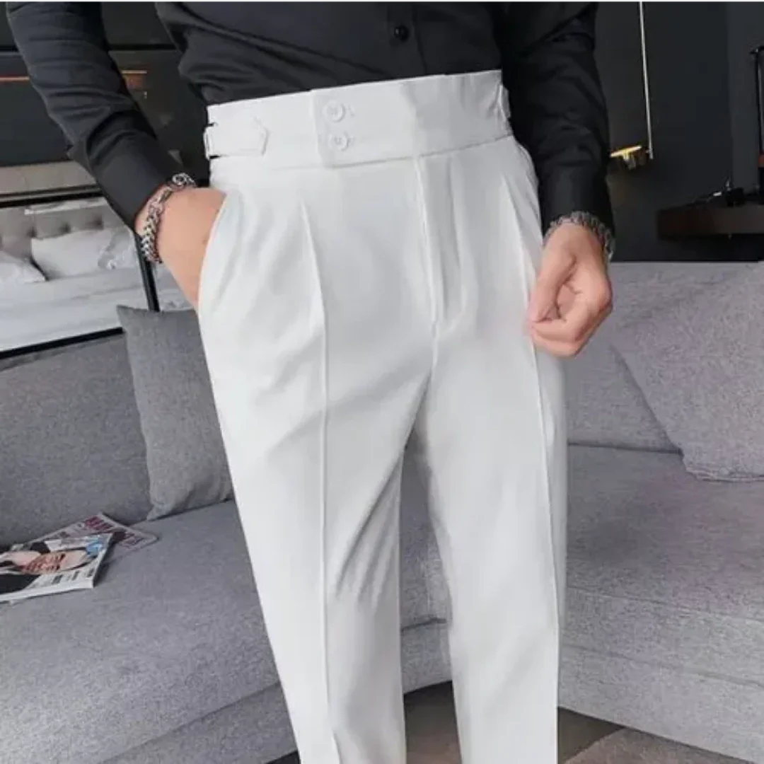 Slimme formele pantalon voor heren, ideaal voor elegante en formele gelegenheden