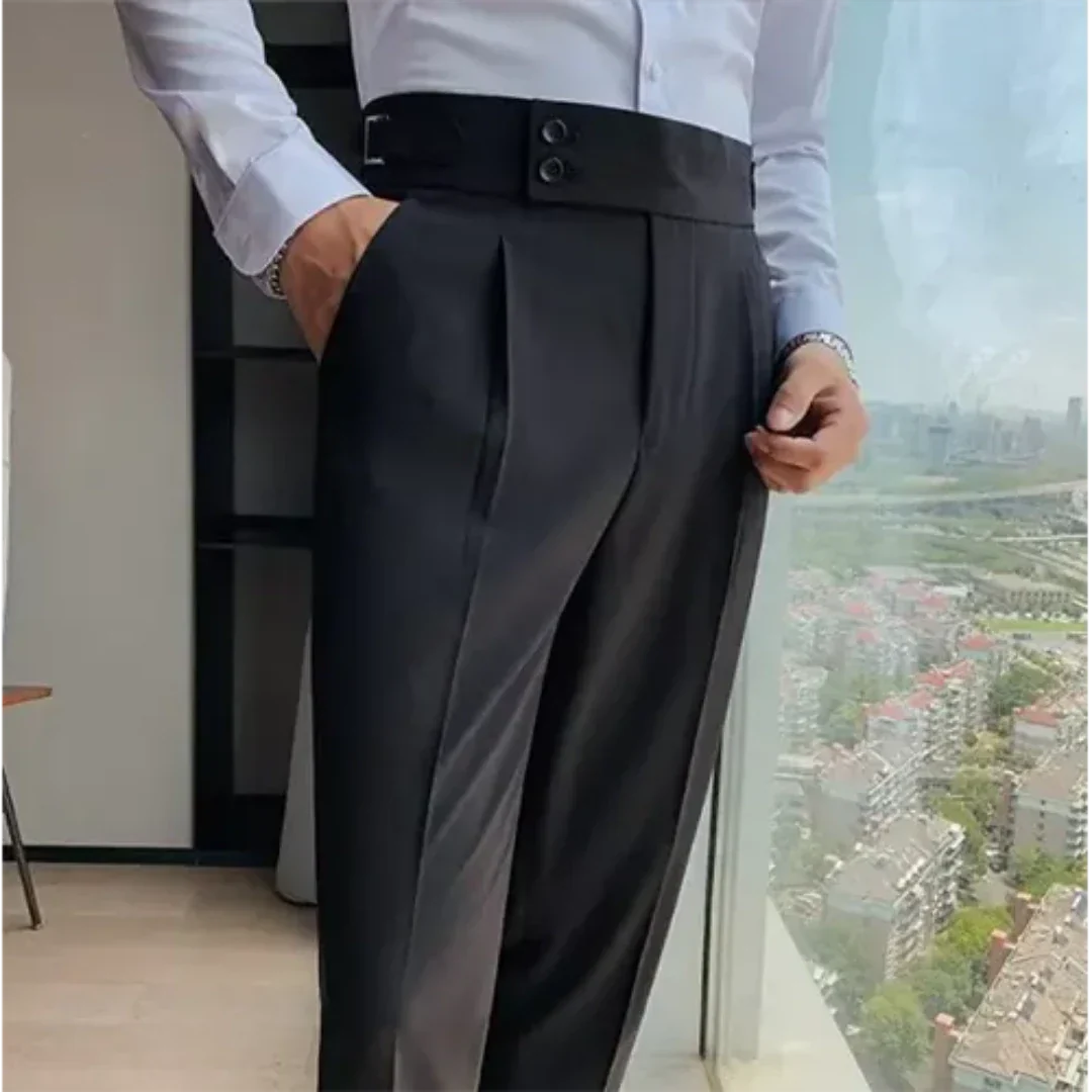 Slimme formele pantalon voor heren, ideaal voor elegante en formele gelegenheden