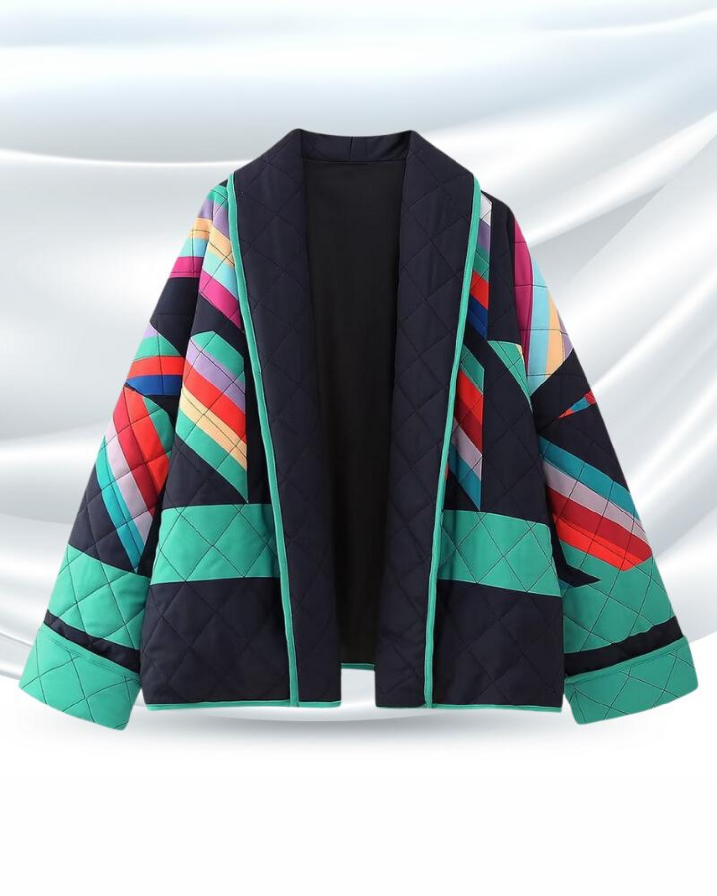 Stijlvolle retro winterjas met een warme voering en charmante details, ideaal voor koude dagen.