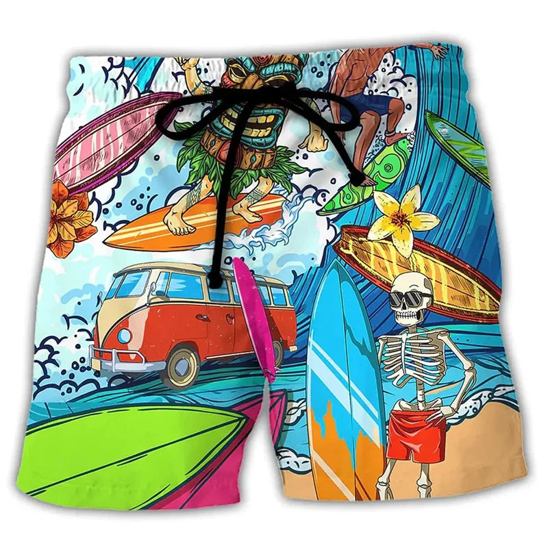 Stijlvolle zwemshorts voor mannen, ideaal voor het strand, het zwembad en zomerse activiteiten.