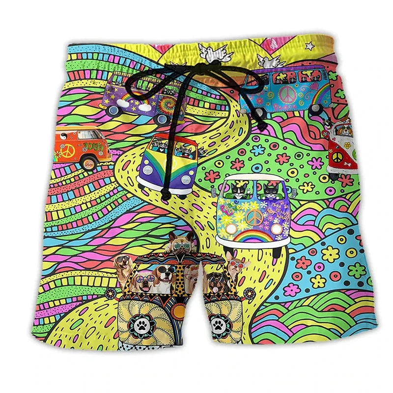 Stijlvolle zwemshorts voor mannen, ideaal voor het strand, het zwembad en zomerse activiteiten.