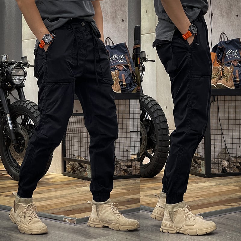 Stijlvolle cargobroek met meerdere zakken, ideaal voor praktische en moderne vrijetijdslooks