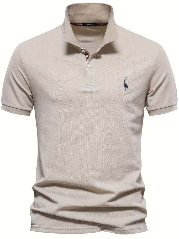 Stijlvolle herenpolo met comfortabele pasvorm, perfect voor herfst en winter.