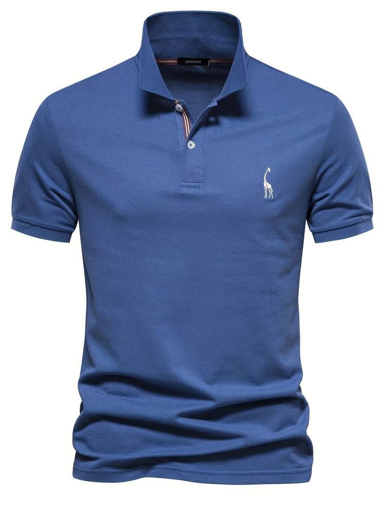 Stijlvolle herenpolo met comfortabele pasvorm, perfect voor herfst en winter.