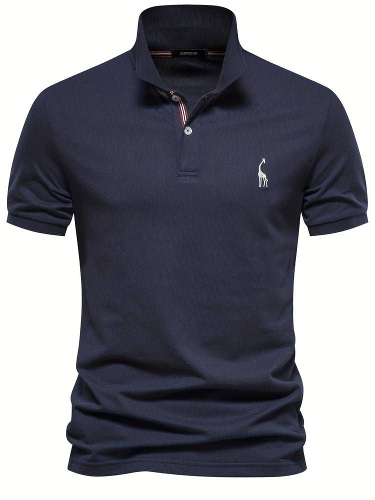 Stijlvolle herenpolo met comfortabele pasvorm, perfect voor herfst en winter.