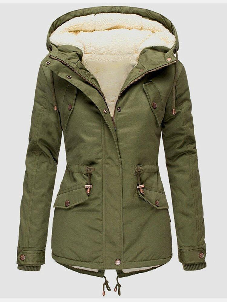 Stijlvolle warme winterjas, ideaal voor comfort en elegantie tijdens koude winterdagen.