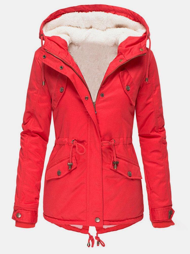 Stijlvolle warme winterjas, ideaal voor comfort en elegantie tijdens koude winterdagen.