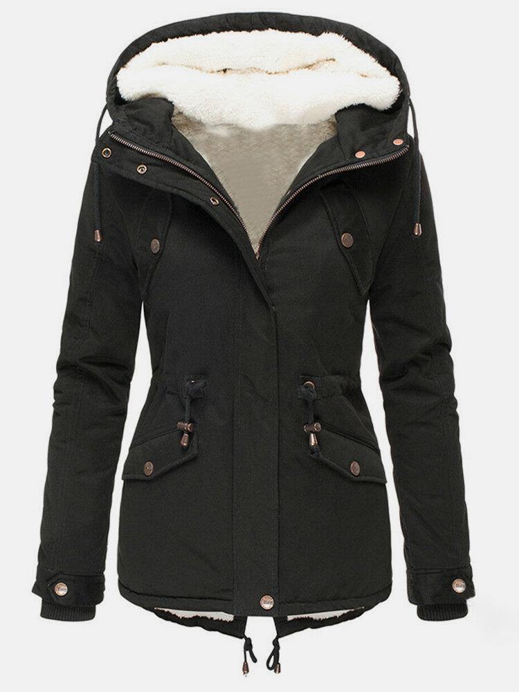 Stijlvolle warme winterjas, ideaal voor comfort en elegantie tijdens koude winterdagen.