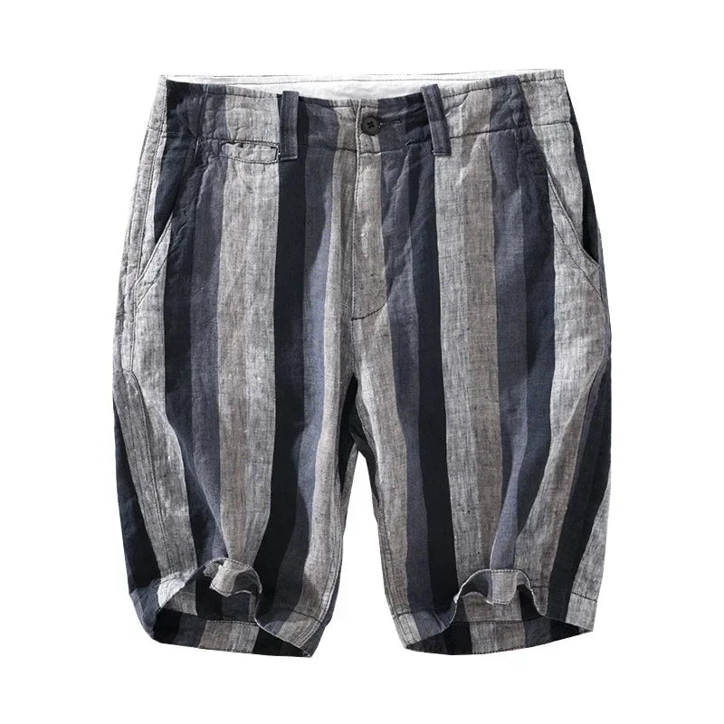 Stijlvolle linnen shorts met trekkoord voor heren – luchtig, comfortabel en elegant