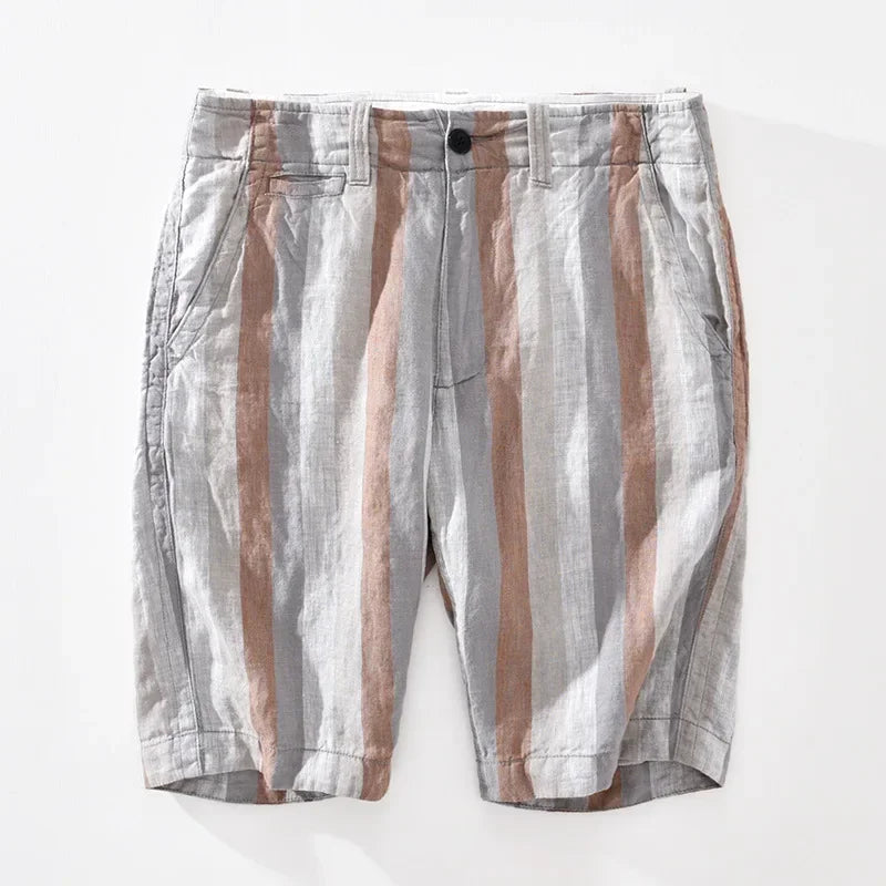 Stijlvolle linnen shorts met trekkoord voor heren – luchtig, comfortabel en elegant