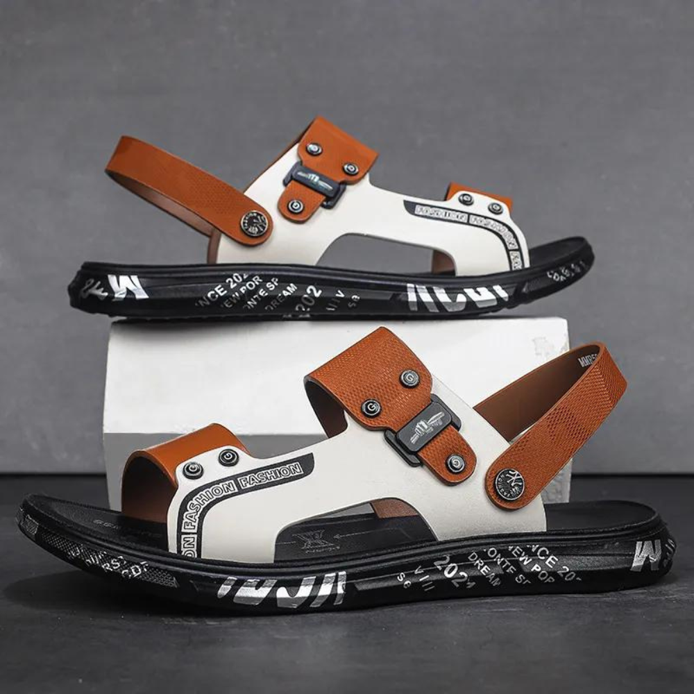 Stijlvolle zomersandalen voor heren met ergonomische zool en modern design.