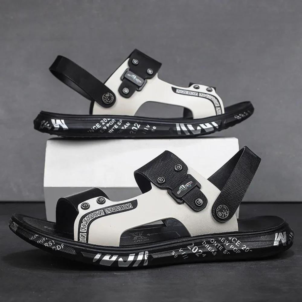 Stijlvolle zomersandalen voor heren met ergonomische zool en modern design.