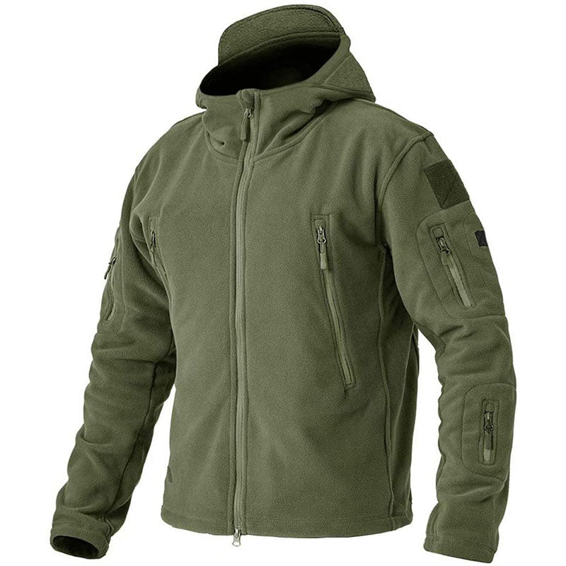 actisch winddicht fleecejack met fleece voering en ademend materiaal, ideaal voor buitenactiviteiten in koude omstandigheden