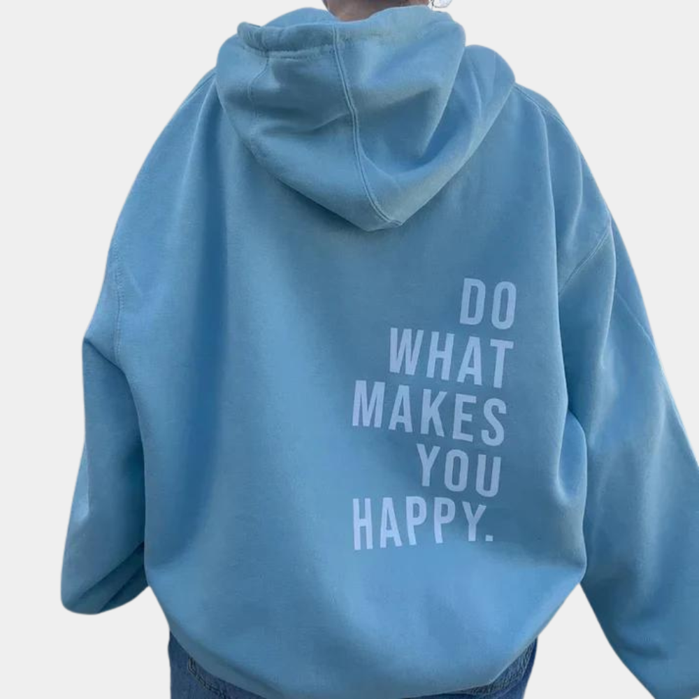 Tijdloos warme statement hoodie voor dames, knus en stijlvol, ideaal voor koude dagen.