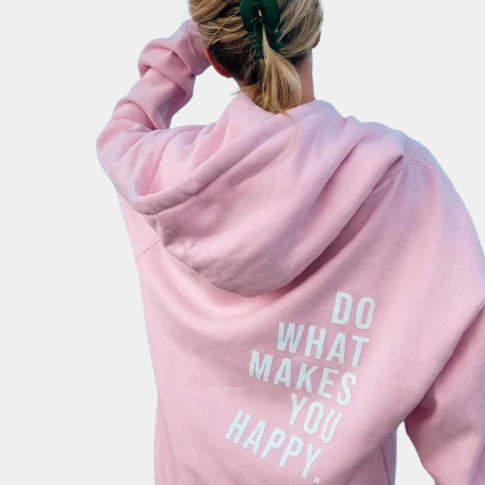 Tijdloos warme statement hoodie voor dames, knus en stijlvol, ideaal voor koude dagen.
