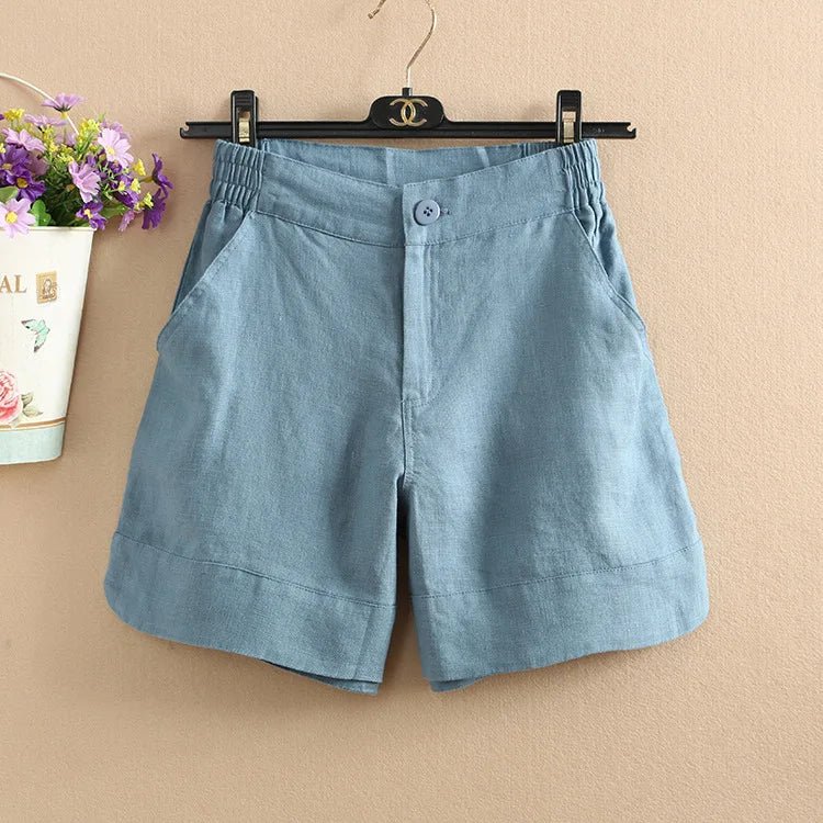 Tijdloze shorts voor dames, ideaal voor de zomer, gemaakt van licht, ademend materiaal.