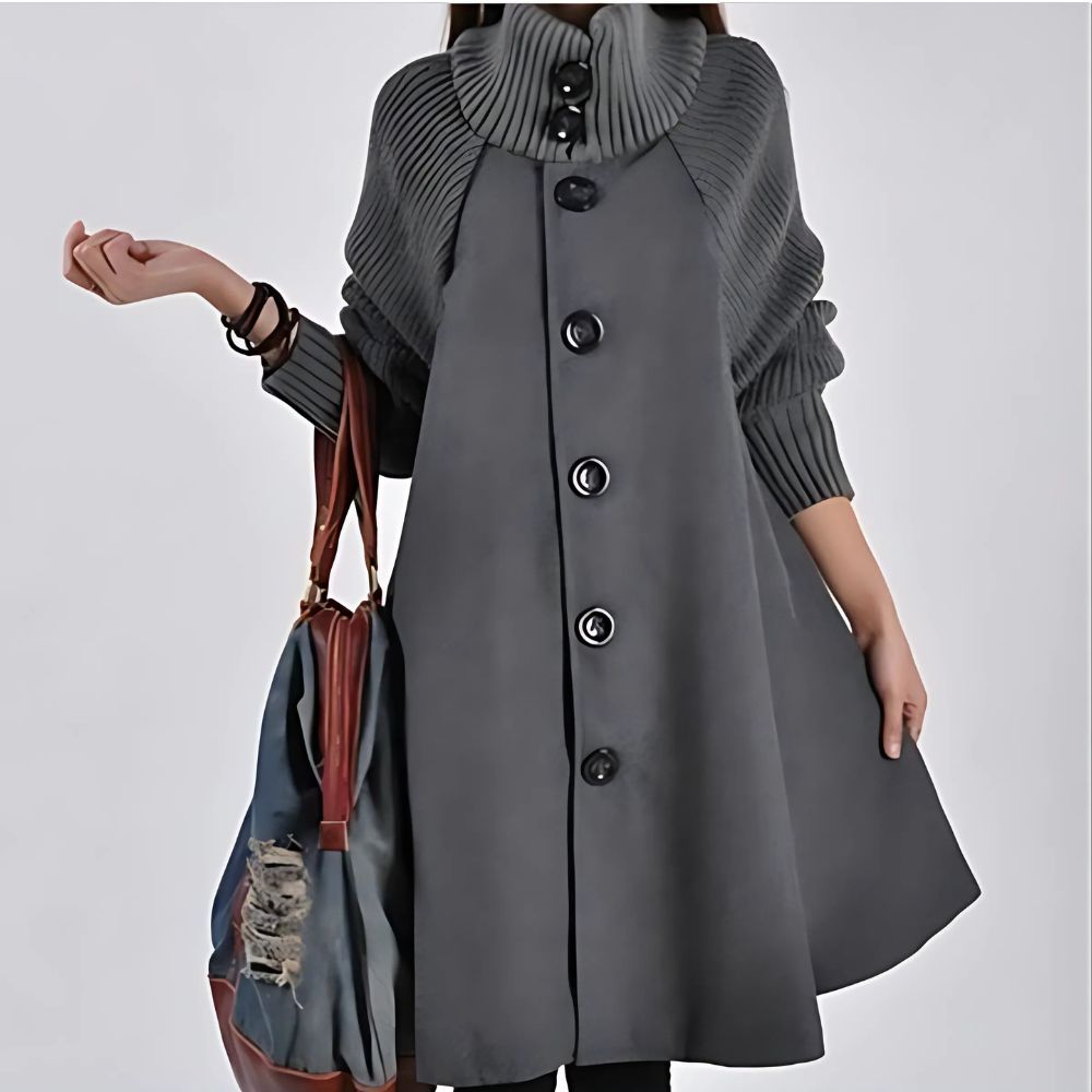 Trendy, elegante lange jas, ideaal voor speciale gelegenheden en stijlvolle herfst- en winterdagen.