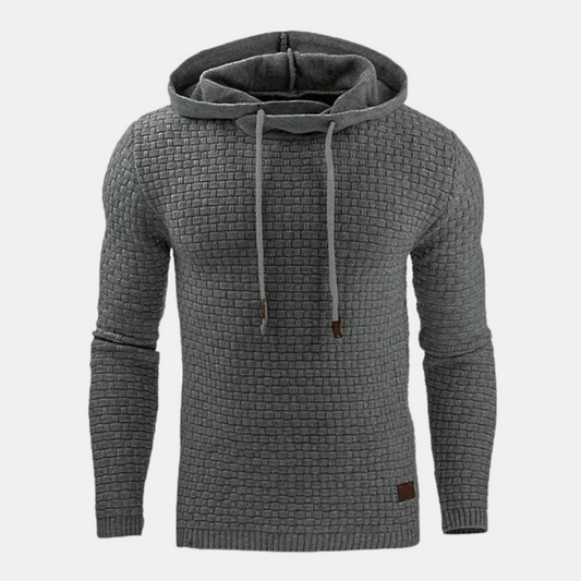 Trendy herenhoodie, modern en comfortabel, ideaal voor sportieve en casual looks.