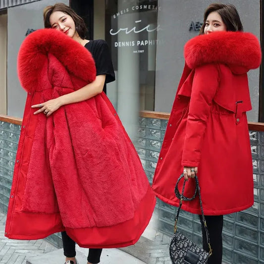 Trendy winterparka voor dames met isolerende voering, ideaal voor stijlvolle en warme winteroutfits