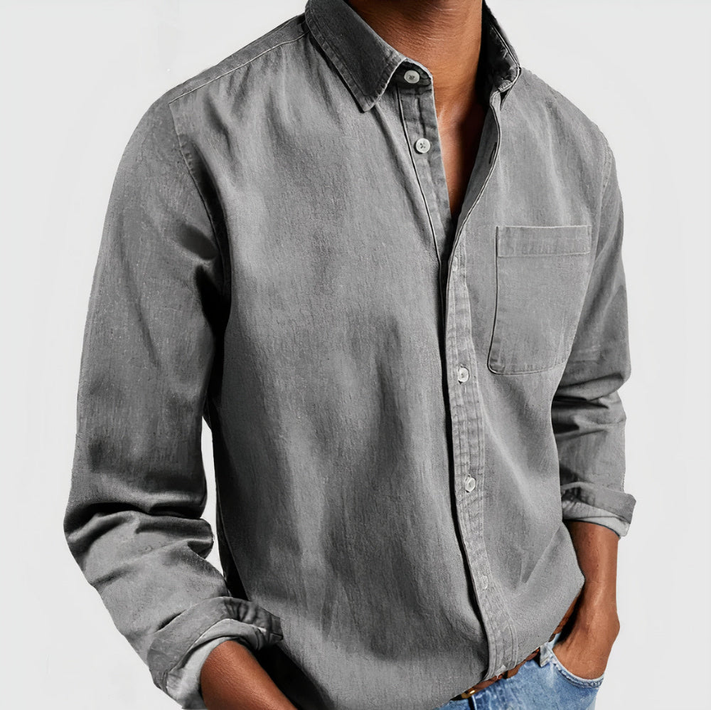 Veelzijdig katoenen shirt voor de zomer – lichtgewicht, stijlvol en ademend.