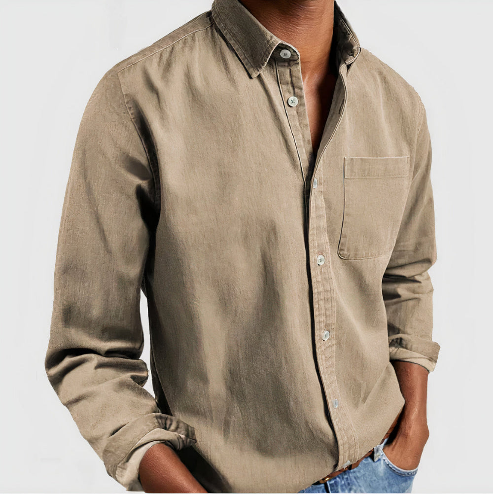 Veelzijdig katoenen shirt voor de zomer – lichtgewicht, stijlvol en ademend.