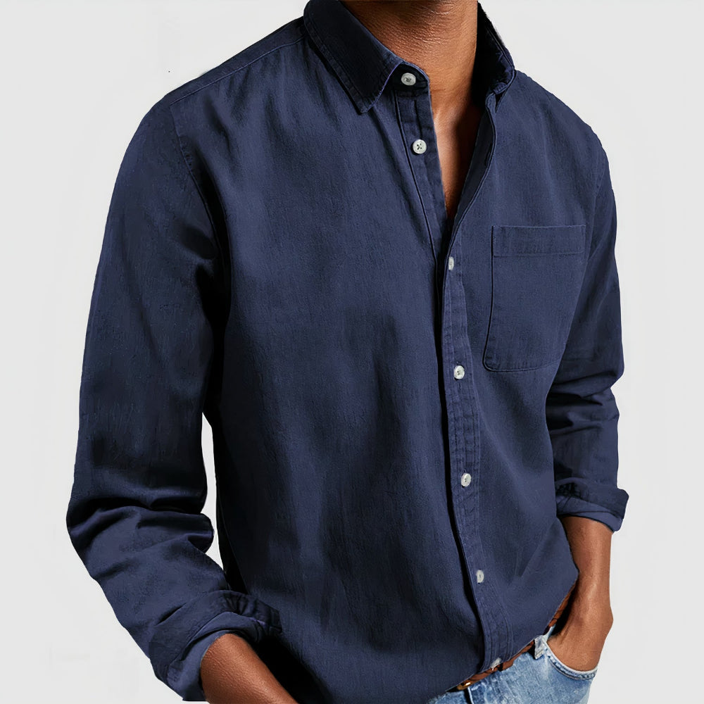 Veelzijdig katoenen shirt voor de zomer – lichtgewicht, stijlvol en ademend.