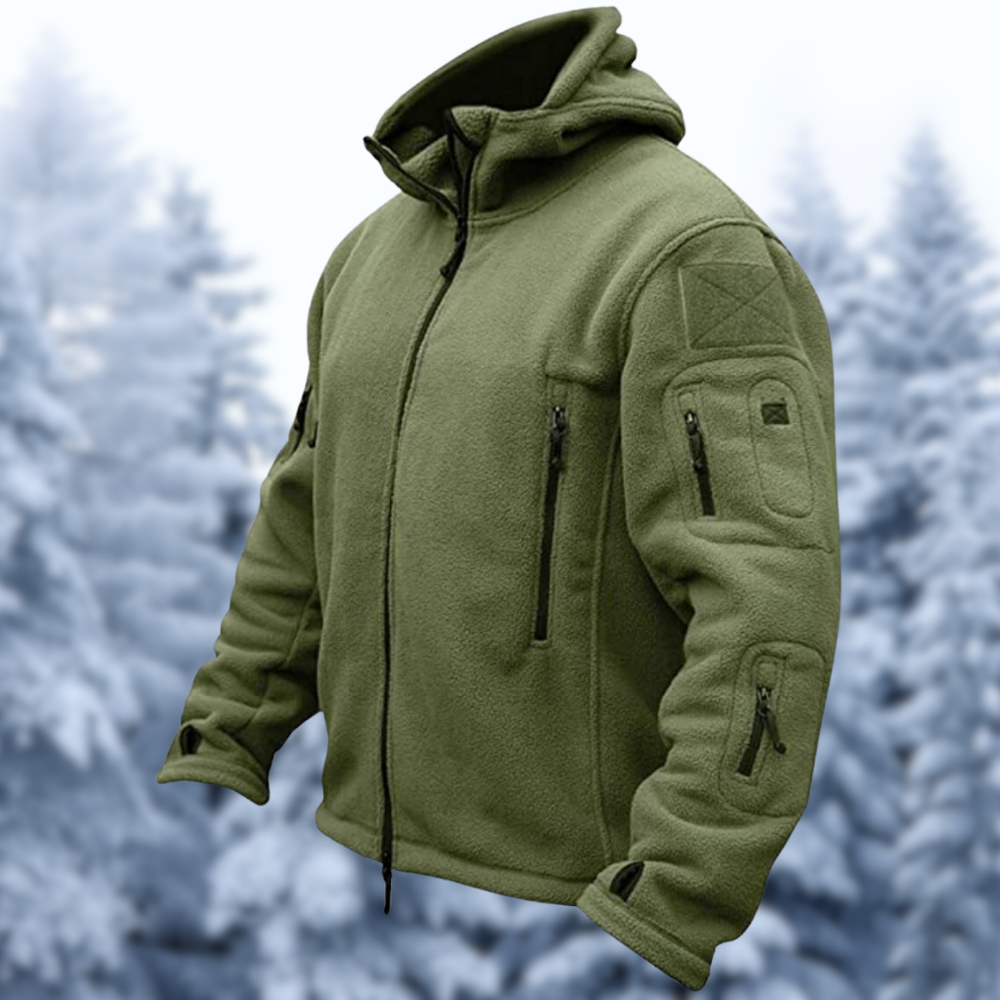 Warme outdoor winterjas voor mannen, ideaal voor koude dagen en buitenactiviteiten.