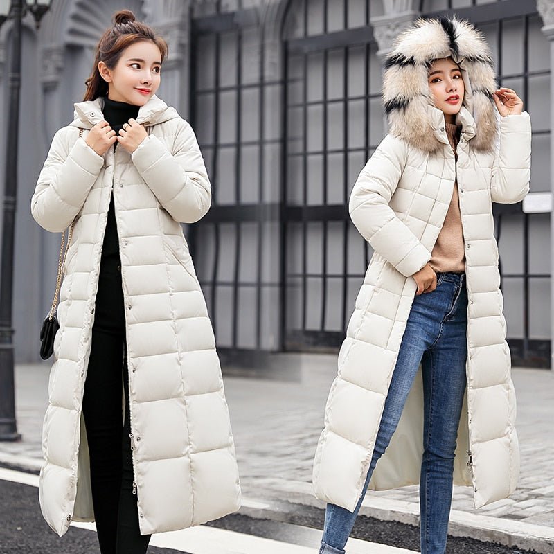 Warme gewatteerde winterjas voor dames met een elegant design en optimale warmte-isolatie