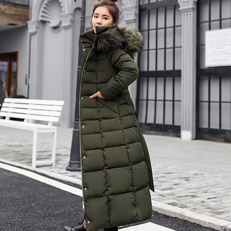 Warme gewatteerde winterjas voor dames met een elegant design en optimale warmte-isolatie