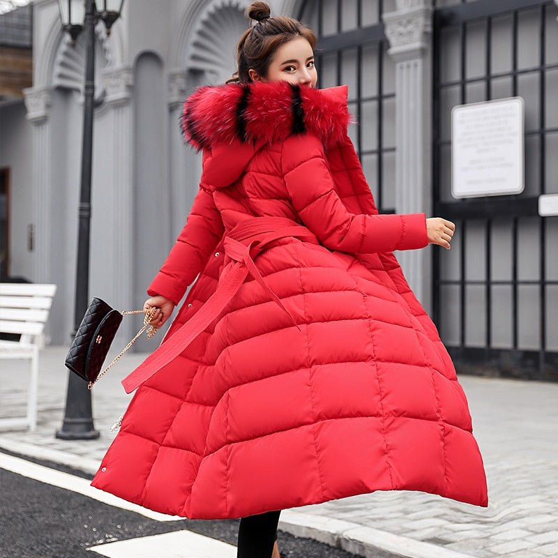 Warme gewatteerde winterjas voor dames met een elegant design en optimale warmte-isolatie