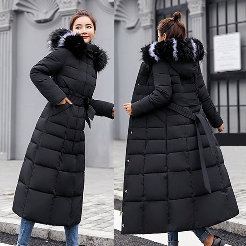 Warme gewatteerde winterjas voor dames met een elegant design en optimale warmte-isolatie