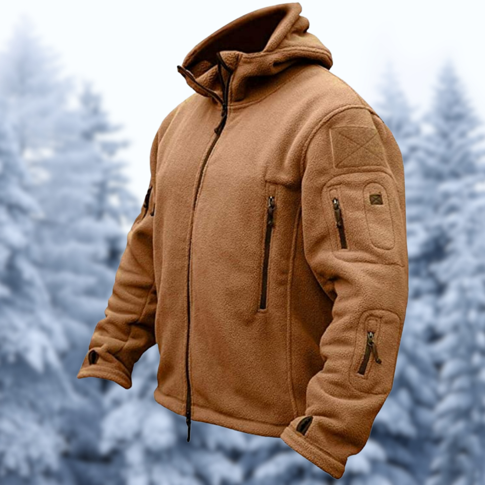Warme outdoor winterjas voor mannen, ideaal voor koude dagen en buitenactiviteiten.
