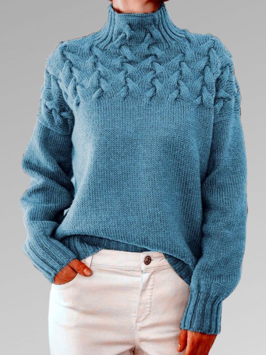 Warme dames coltrui voor koude winterdagen, ideaal voor een elegante en warme look