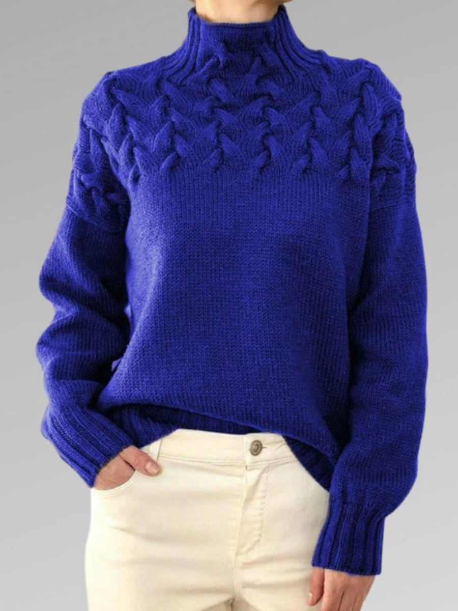 Warme dames coltrui voor koude winterdagen, ideaal voor een elegante en warme look