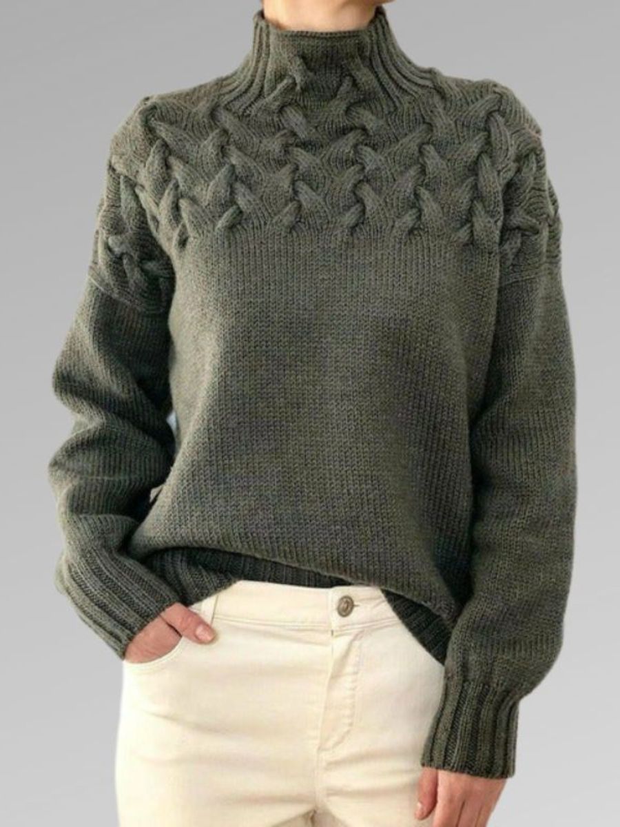 Warme dames coltrui voor koude winterdagen, ideaal voor een elegante en warme look
