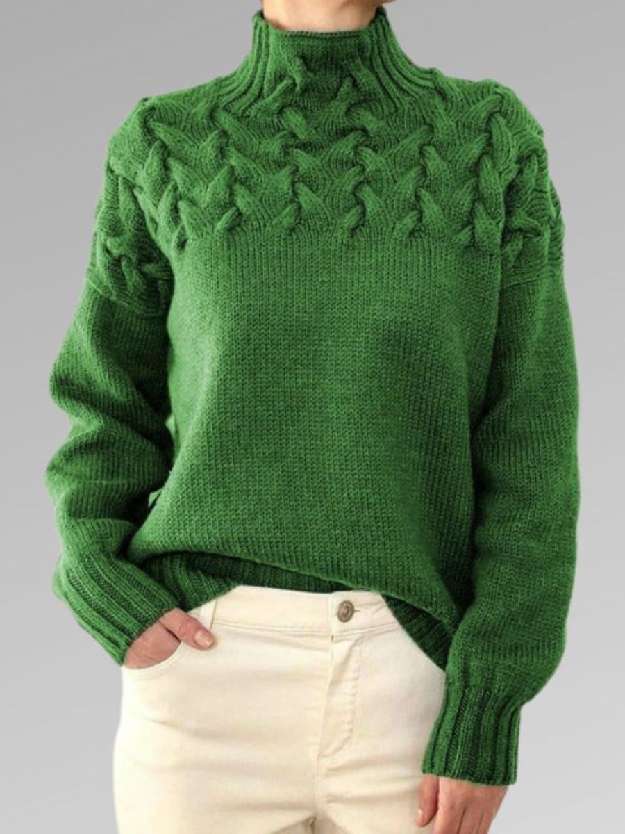 Warme dames coltrui voor koude winterdagen, ideaal voor een elegante en warme look