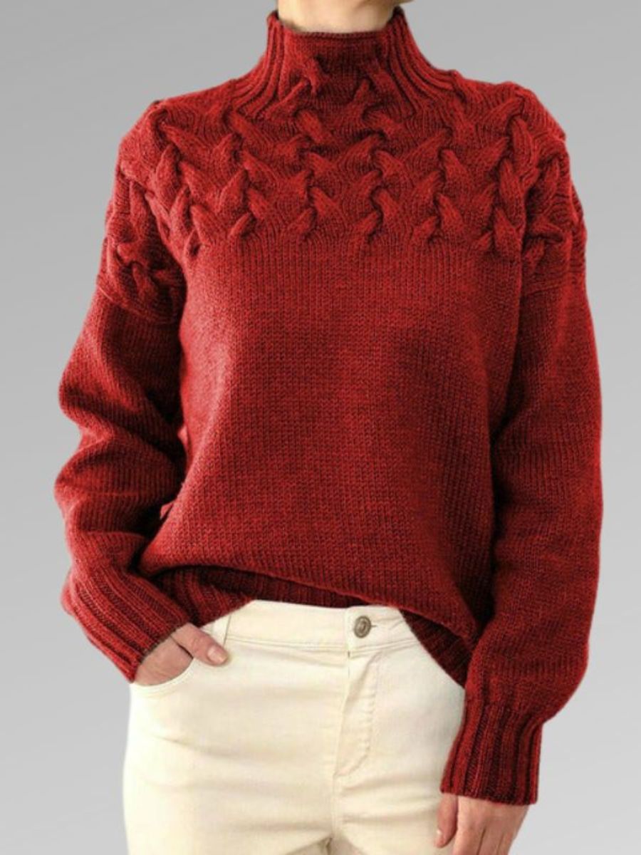 Warme dames coltrui voor koude winterdagen, ideaal voor een elegante en warme look