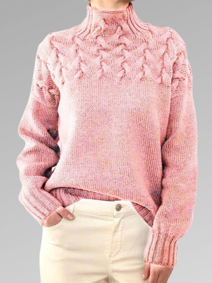 Warme dames coltrui voor koude winterdagen, ideaal voor een elegante en warme look