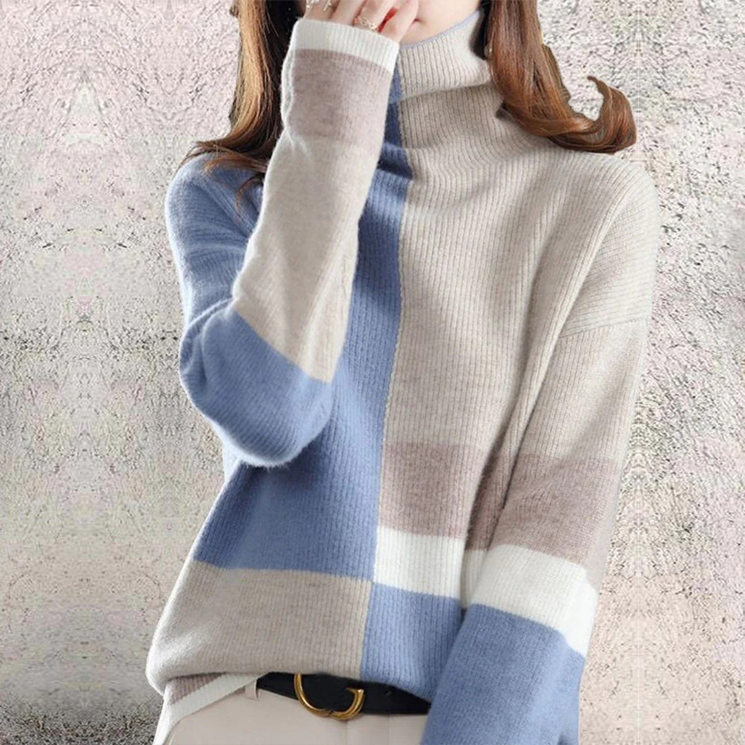 Warme, moderne trui voor dames, ideaal voor stijlvolle en gezellige outfits op koude dagen.