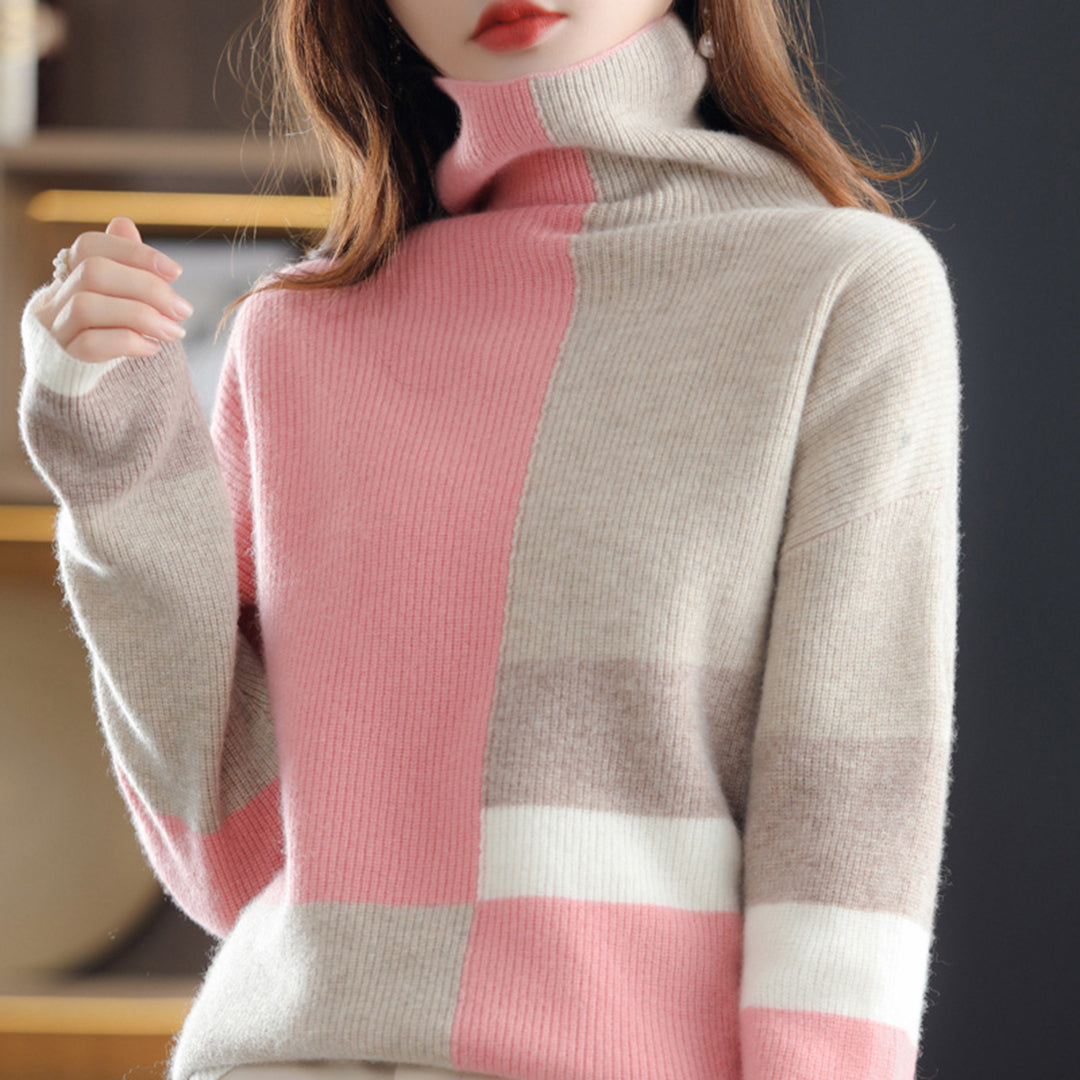 Warme, moderne trui voor dames, ideaal voor stijlvolle en gezellige outfits op koude dagen.