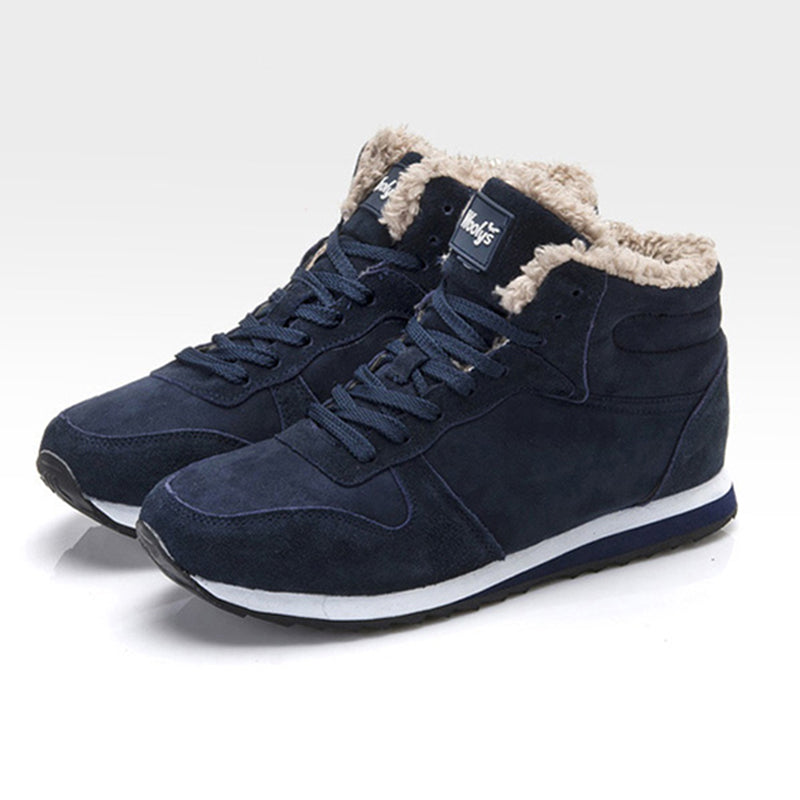 Warme winterschoenen voor mannen en vrouwen, ideaal voor herfst- en winterdagen, met een antislipzool en hoogwaardige voering voor optimaal comfort en veiligheid.