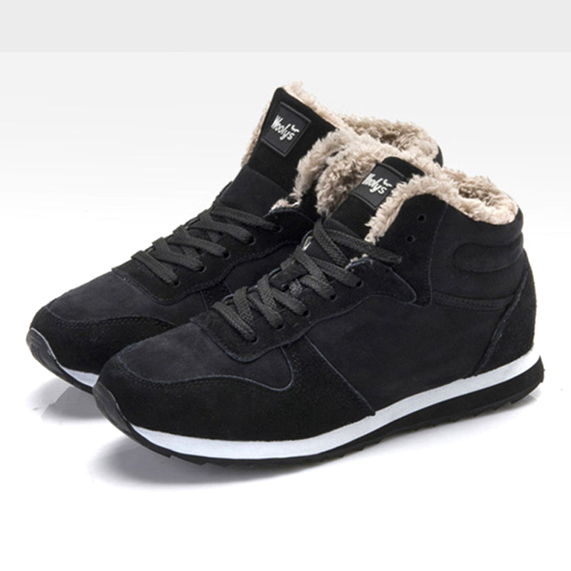 Warme winterschoenen voor mannen en vrouwen, ideaal voor herfst- en winterdagen, met een antislipzool en hoogwaardige voering voor optimaal comfort en veiligheid.
