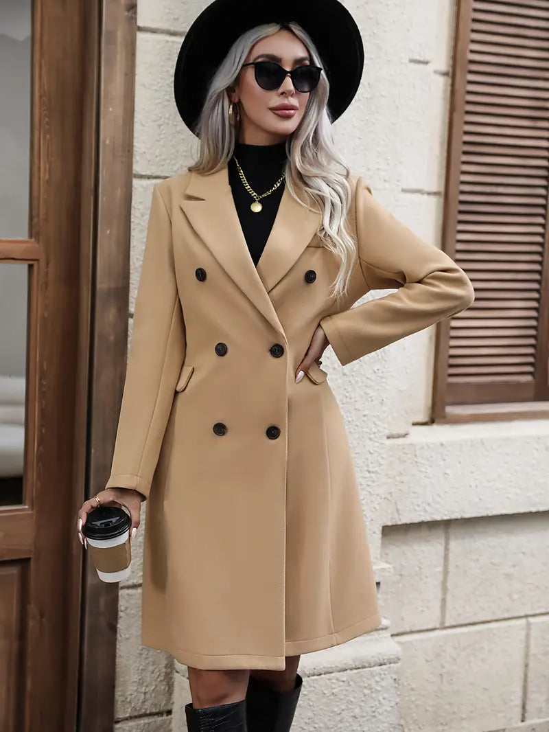 Warme winterjas voor dames - elegante jas voor koude herfst- of winterdagen, ideaal om stijlvol en comfortabel voor de dag te komen.
