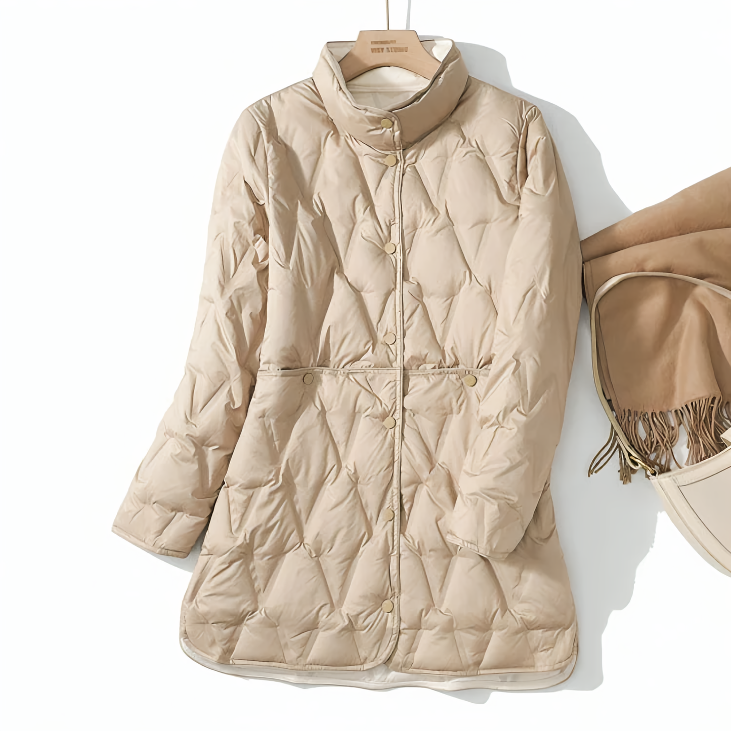 Warme winterjas voor vrouwen, ideaal voor koude dagen en modieus comfort
