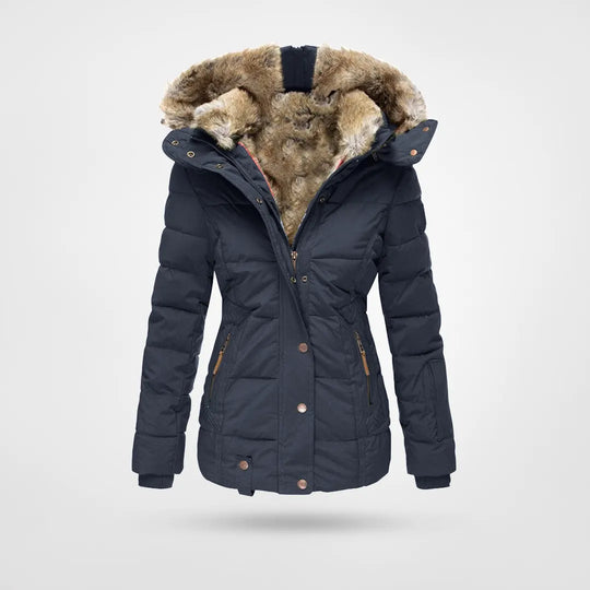 Waterdicht fleece winterjack, biedt warmte en bescherming tegen regen en sneeuw