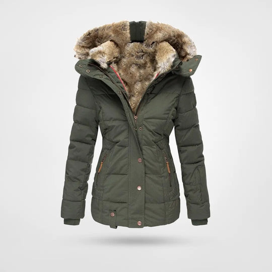 Waterdicht fleece winterjack, biedt warmte en bescherming tegen regen en sneeuw