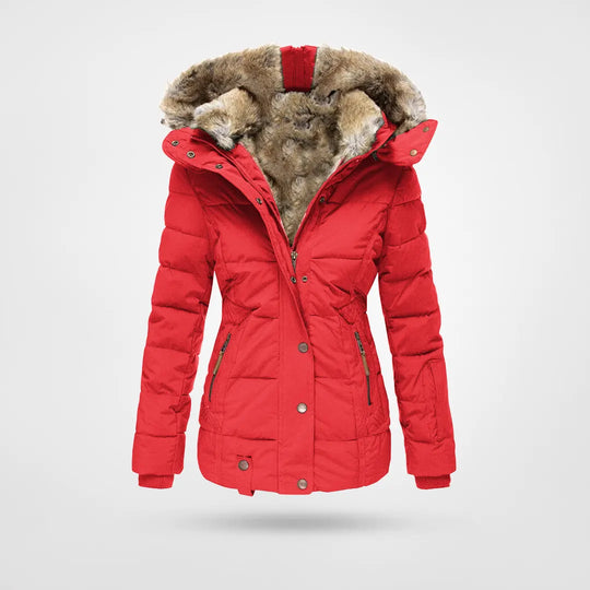 Waterdicht fleece winterjack, biedt warmte en bescherming tegen regen en sneeuw